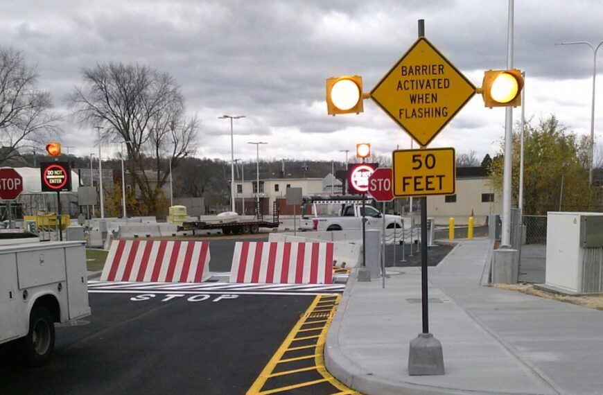 HD300 Wedge Barrier Protects Entrance to Watervliet Arsenal | Delta Scientific