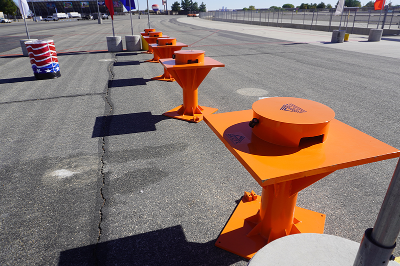 Delta Scientific's TB100 Portable Bollards at Antelope Valley Fair