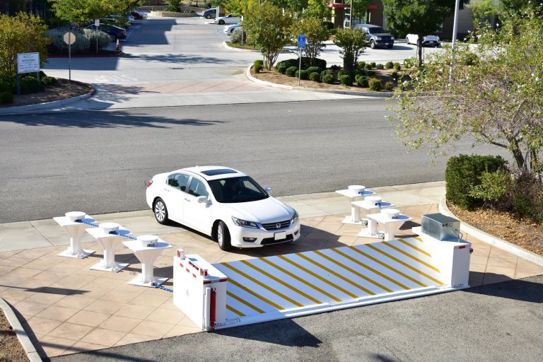 Car park barriers for vehicle access control