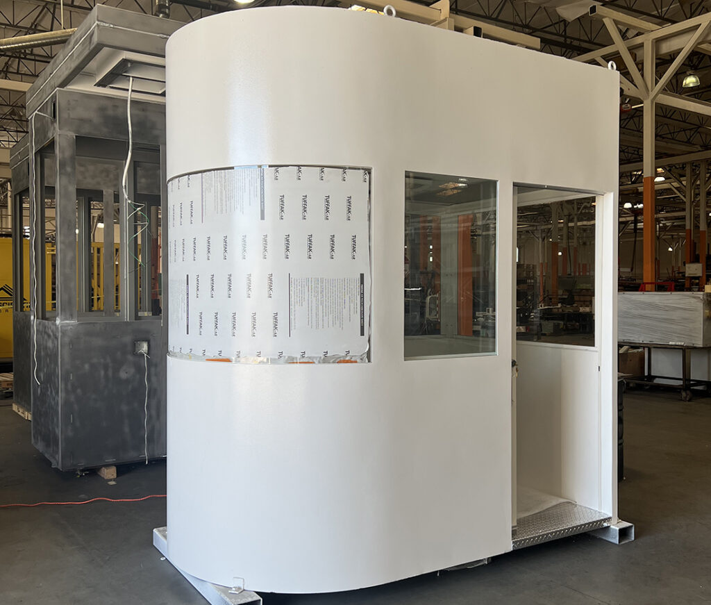 Custom Rounded Guard Booth | Delta Scientific