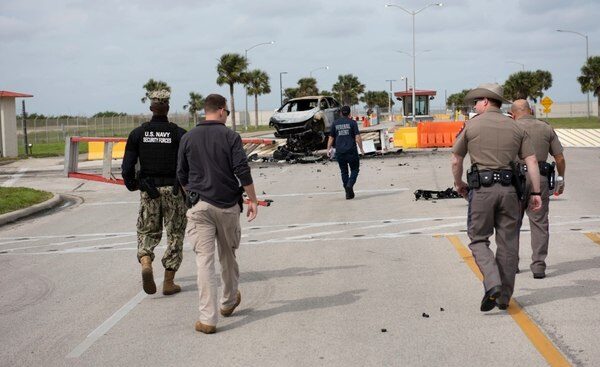 Delta Barrier Stops Intruder at Naval Air Station - Corpus Christi