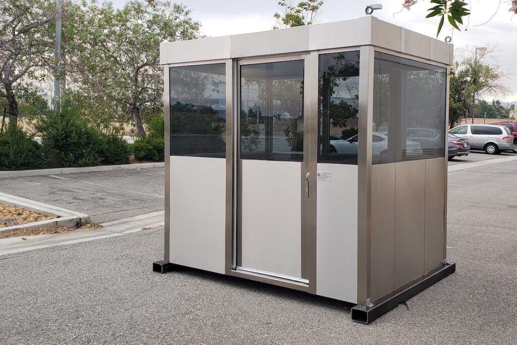 High Security Steel Guard Booths Inside | Delta Scientific