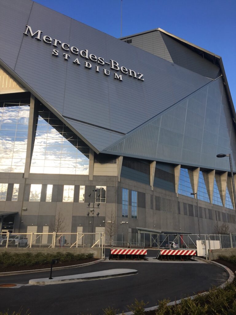 DSC501 High Security Wedge Barricade Mercedes Benz Stadium | Delta Scientific