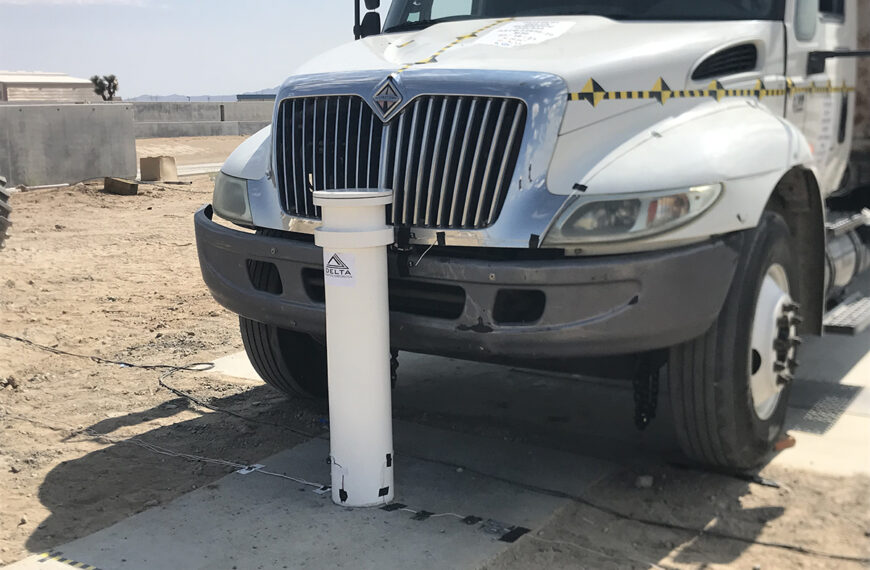 High Security Single Shallow Foundation Bollard DSC633 | Western Pump