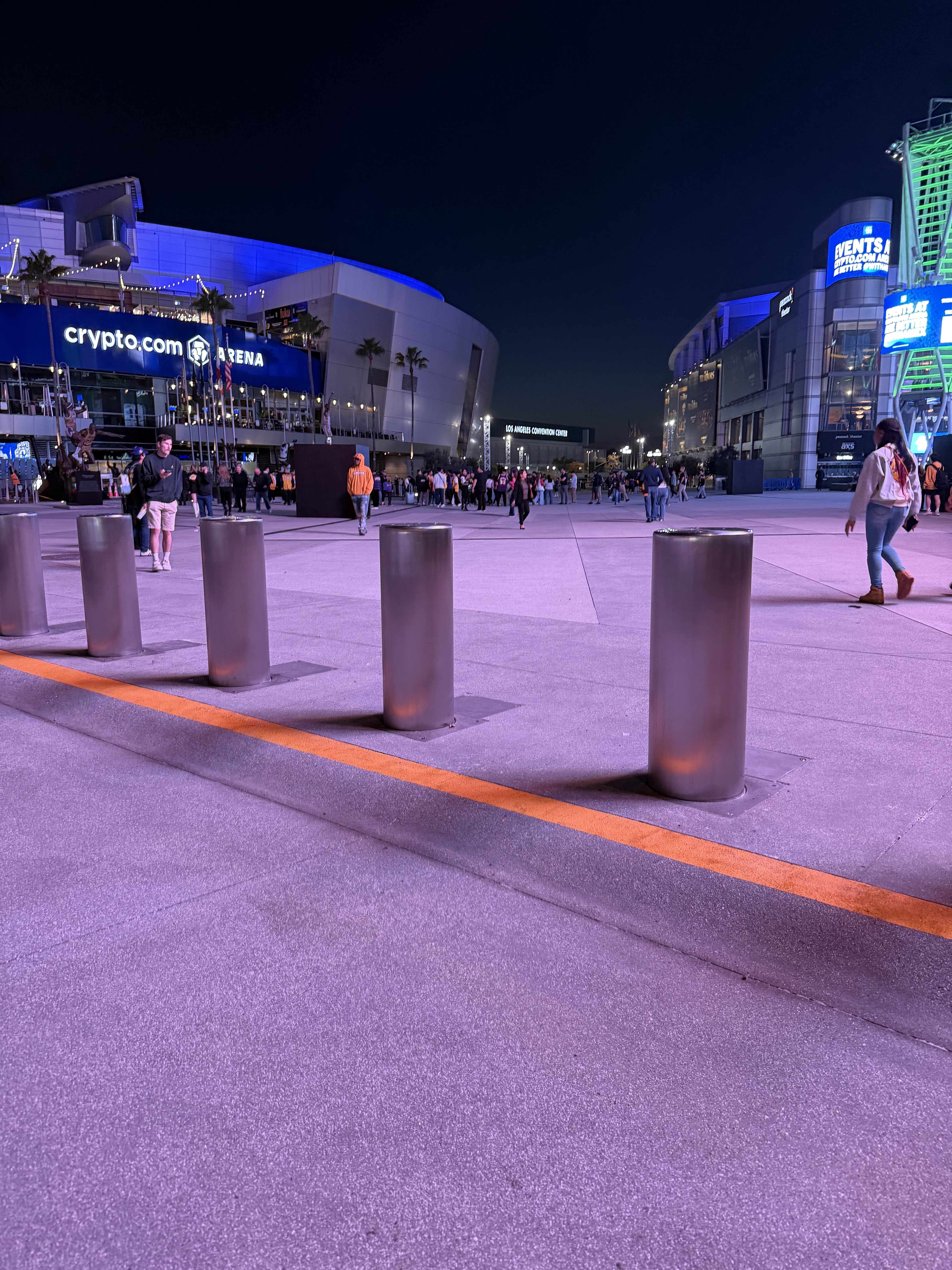 Metal finishes make for excellent security architecture and design. 