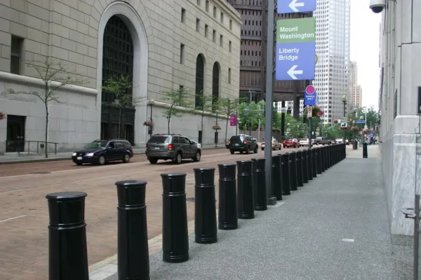 Adding structural bollards is one of many great ways to incorporate proactive security measures​.